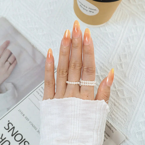 Golden French Tip