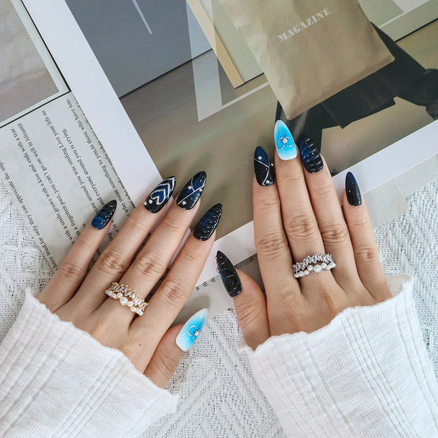 Blue & Black