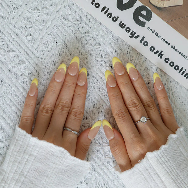 Yellow French Tip
