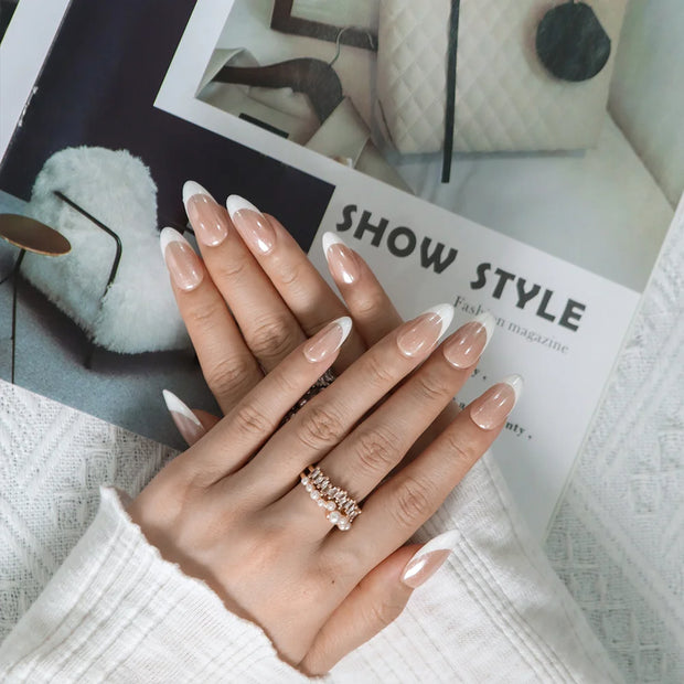 Pearlescent French Tip