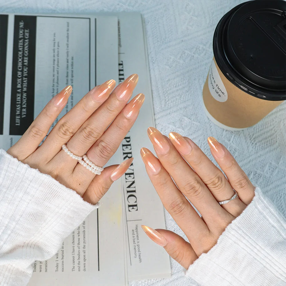Golden French Tip
