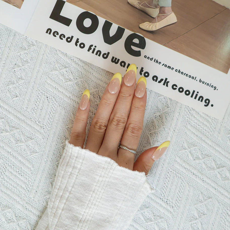 Yellow French Tip