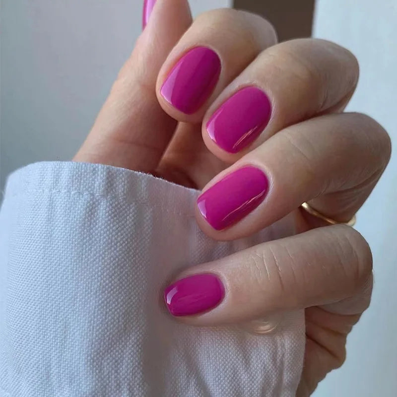 Pink Purple Nails