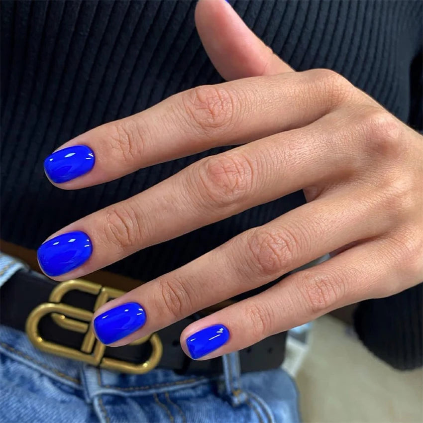 Blue Nails