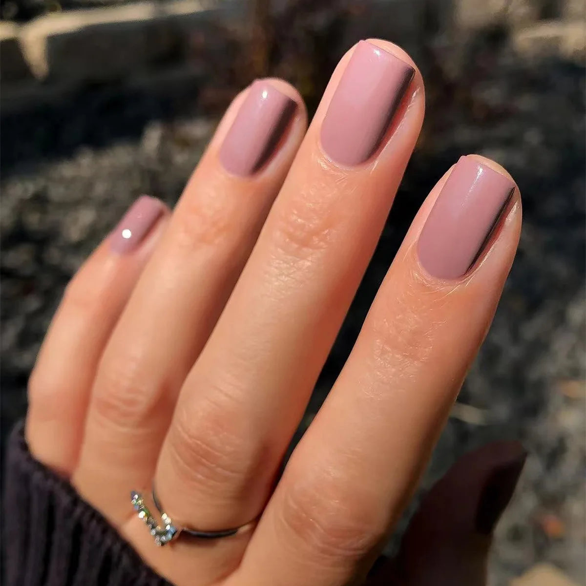 Pink Purple Nails